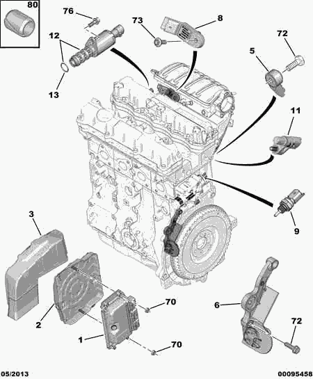 RENAULT TRUCKS 96 367 771 80 - Inj calculator sensor: 01 pcs. autospares.lv