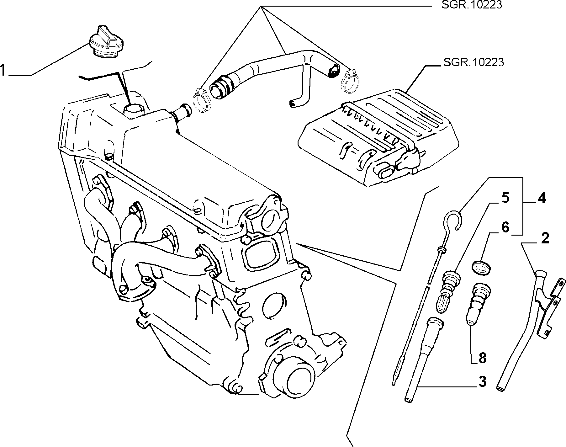 FIAT / LANCIA 71740676 - Lubrication (var.: 2/rev.: 0): 01 pcs. autospares.lv