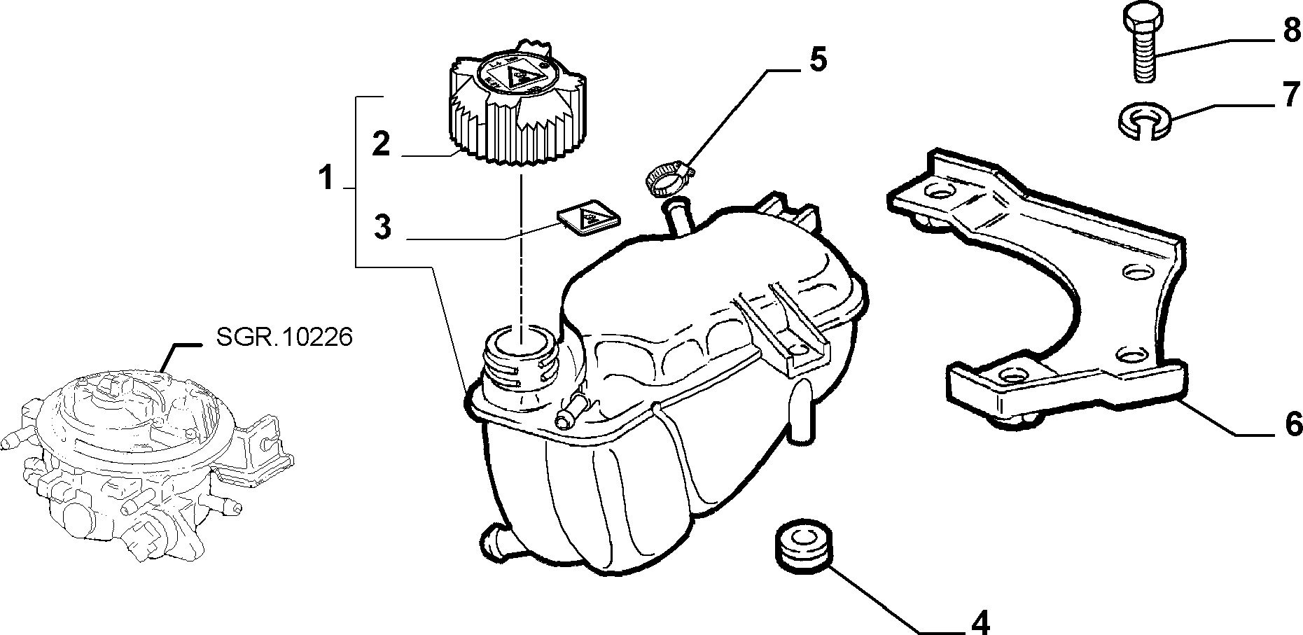 FIAT 46742378 - Radiator and piping (var.: 3/rev.: 0): 01 pcs. autospares.lv