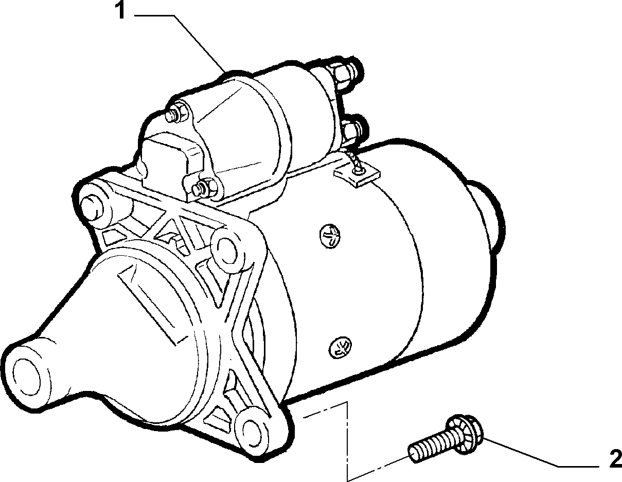 Alfa Romeo 46437520 - Starter autospares.lv