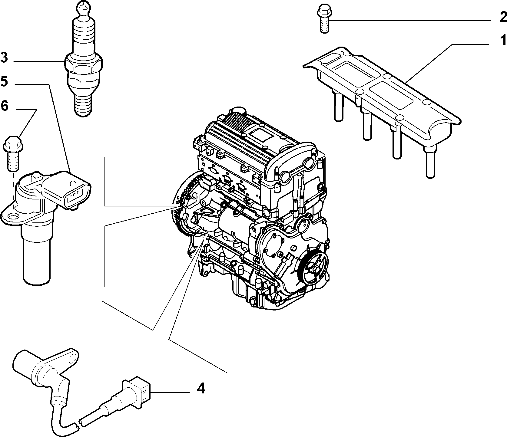 Vauxhall 71739285 - Engine start-up (var.: 1/rev.: 0): 01 pcs. autospares.lv