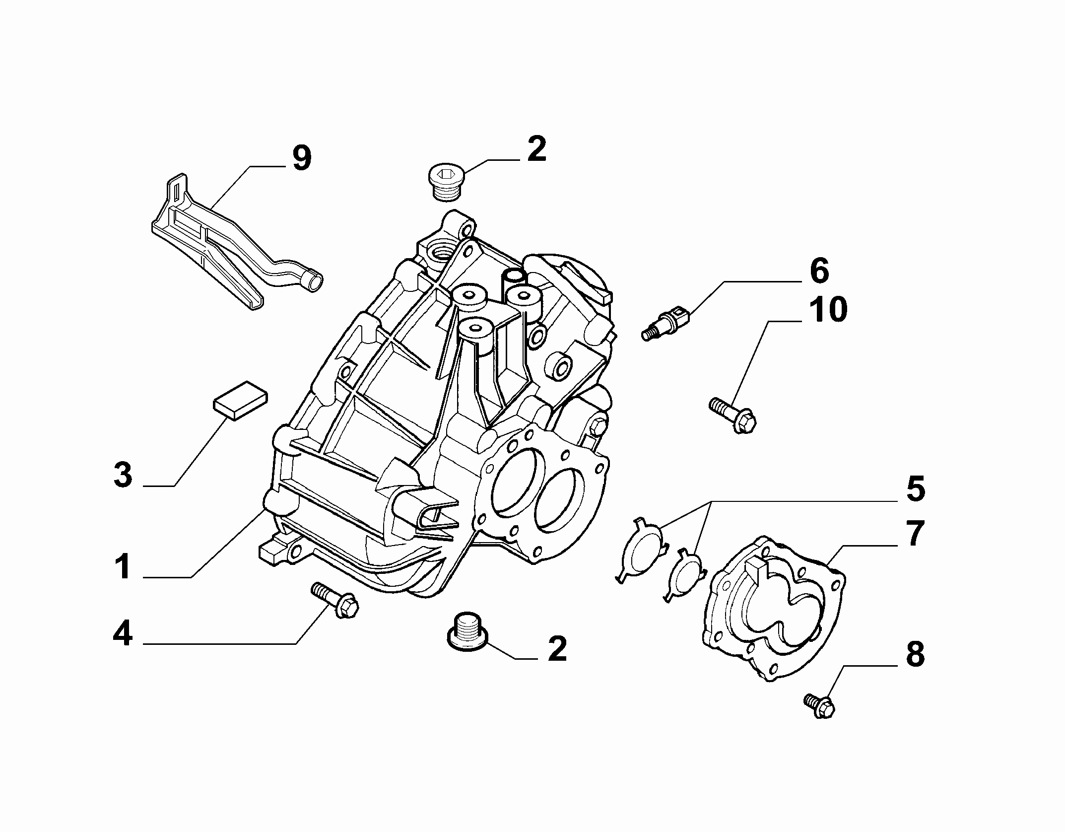 Opel 71740022 - Switch, reverse light autospares.lv