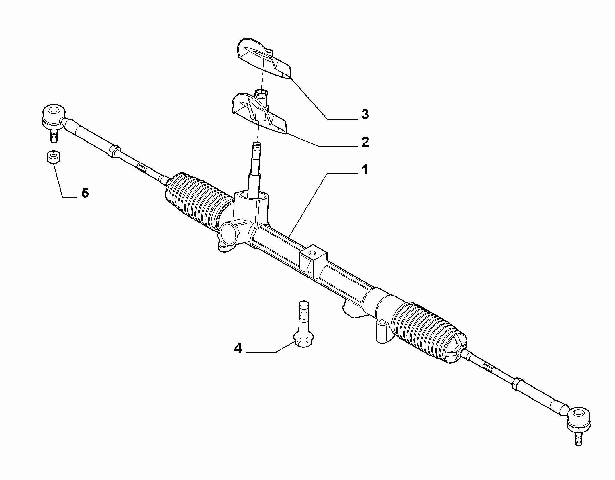 FIAT 46843300 - Steering gear (var.: 2/rev.: 0): 01 pcs. autospares.lv