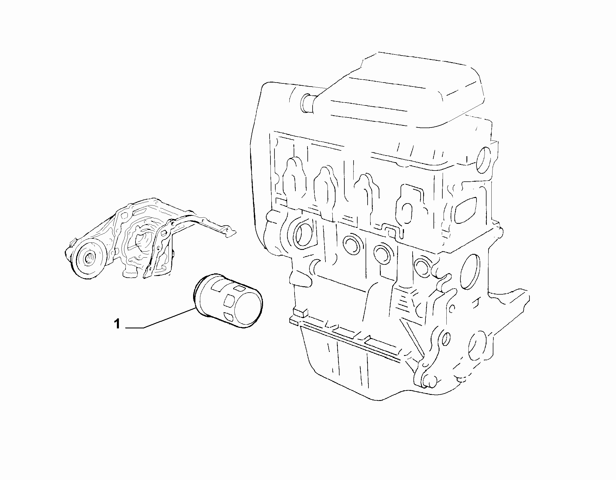 Opel 55256470 - Oil filter and suction spout (var.: 1/rev.: 0): 01 pcs. autospares.lv