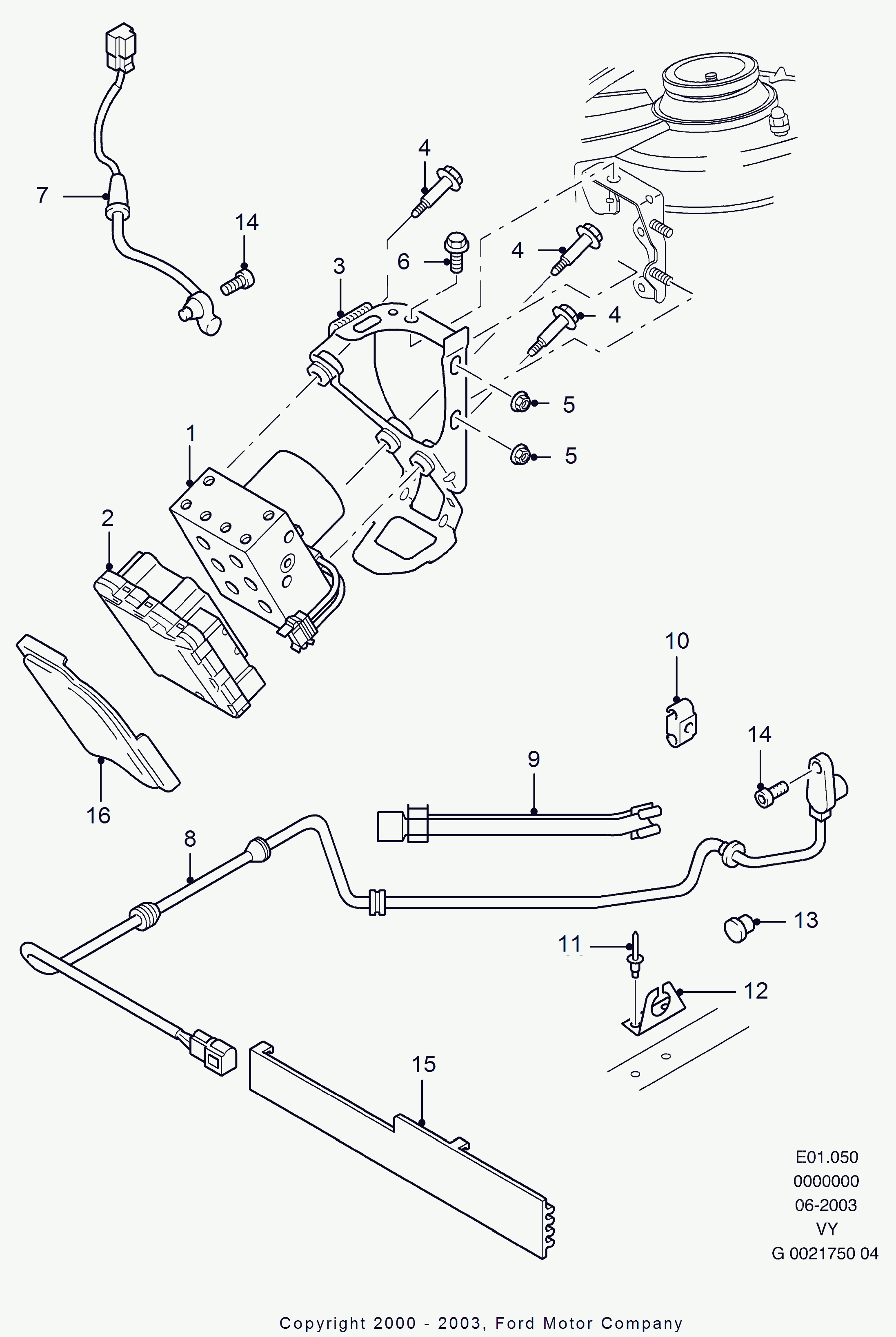 FORD 1110465 - Anti-lock braking system: 1 pcs. autospares.lv