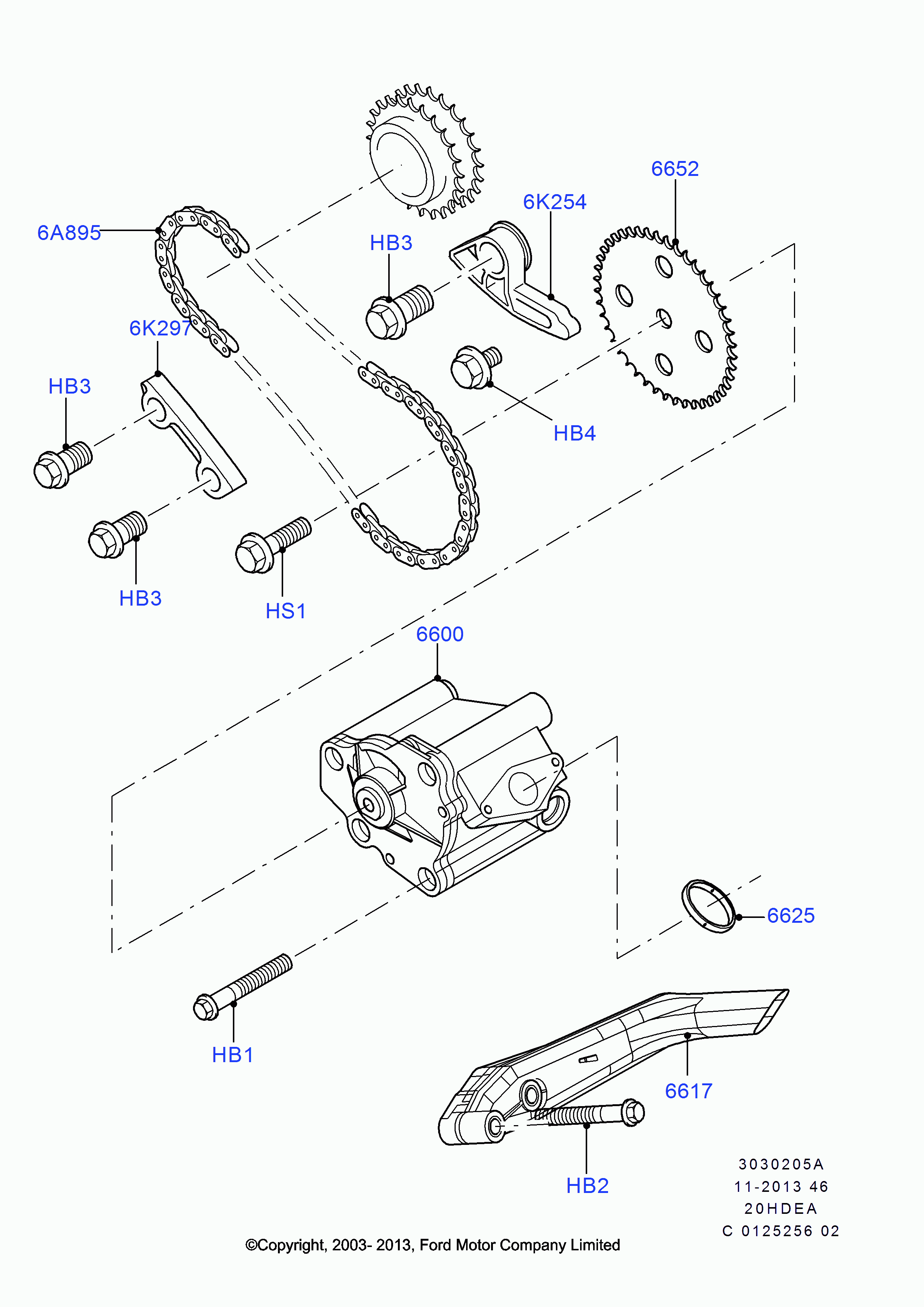 FORD 1 450 943 - Oil pump: 1 pcs. autospares.lv