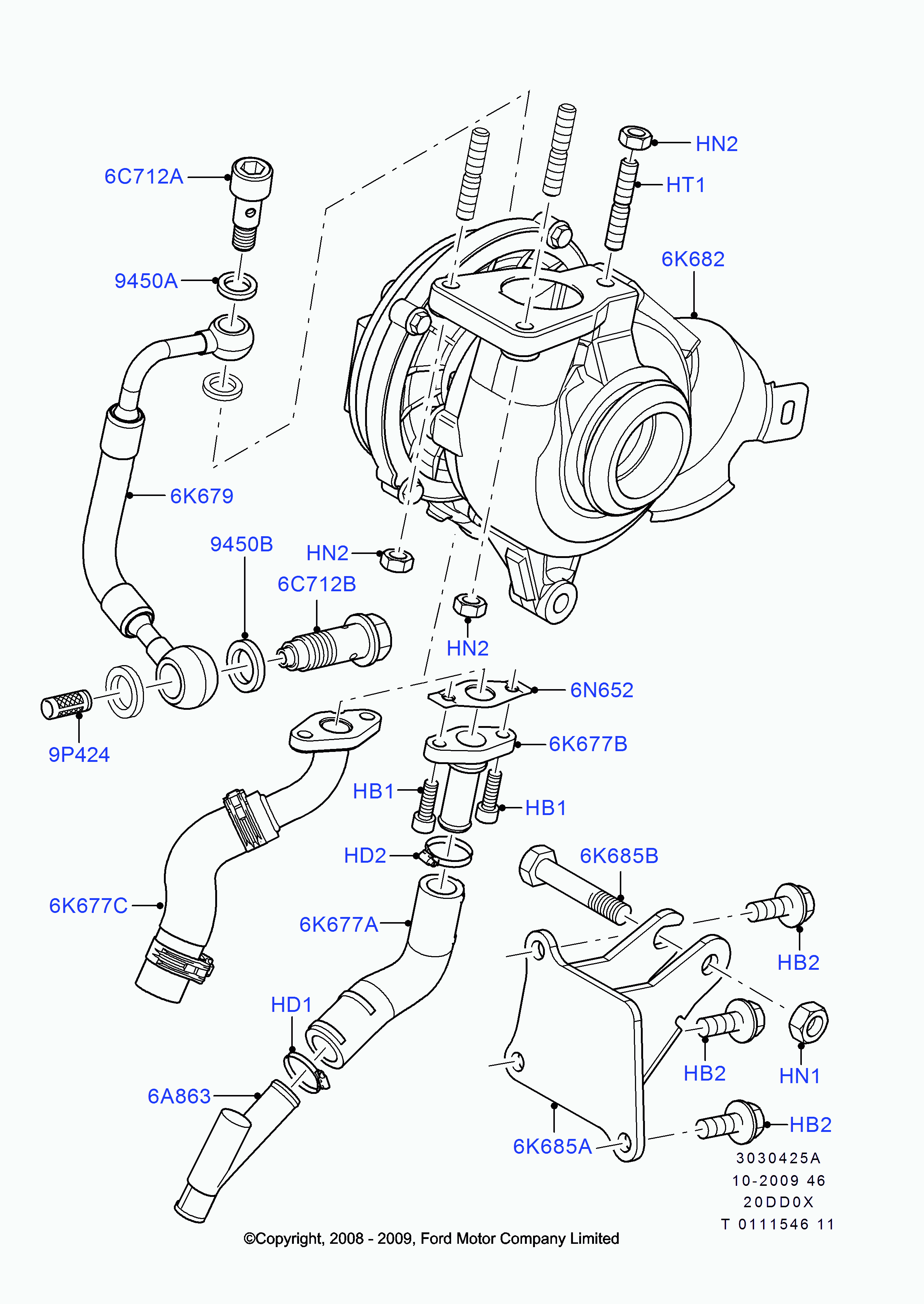 CITROËN/PEUGEOT 1483819 - Turbocharger: 1 pcs. autospares.lv