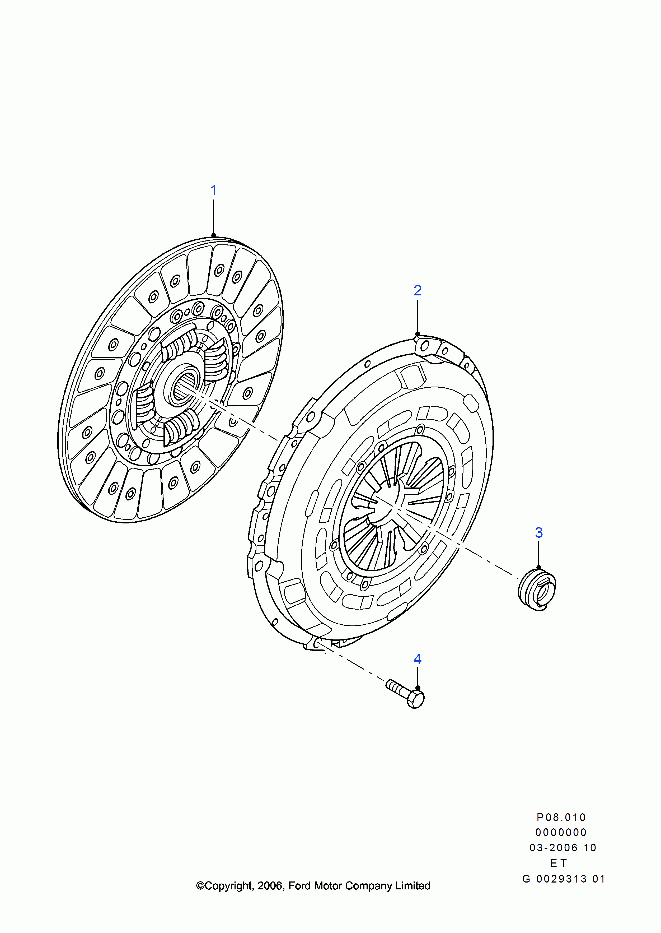 Auto Union 4 637 199 - Clutch: 1 pcs. autospares.lv