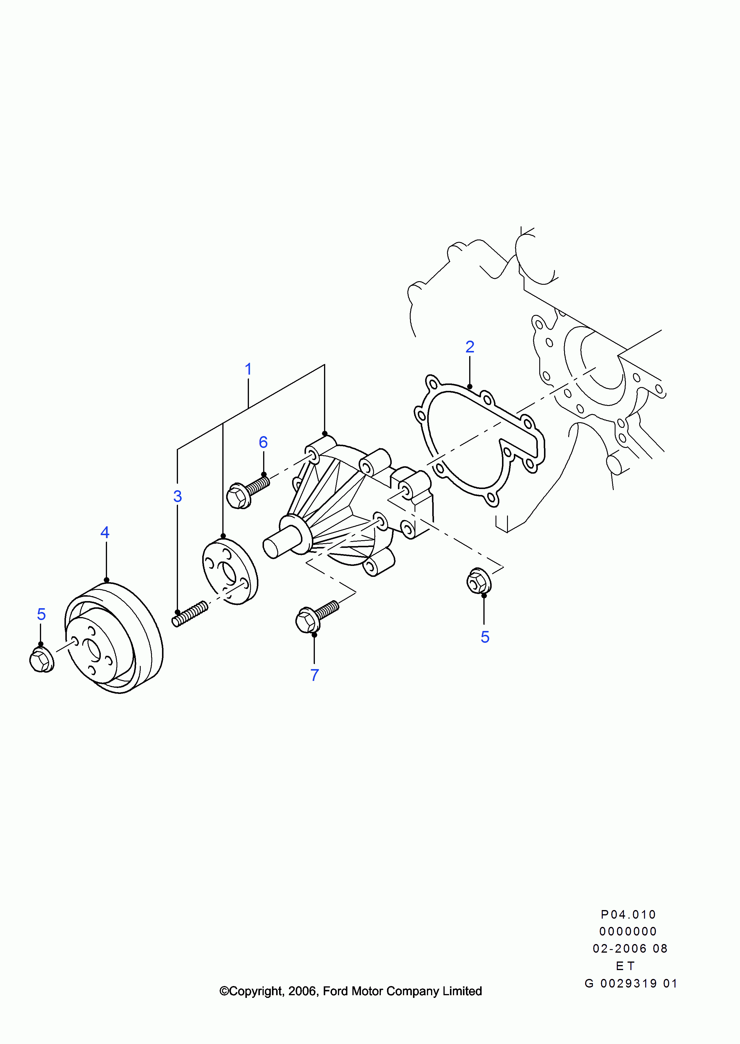 GEO 1405541 - Water pump: 1 pcs. autospares.lv