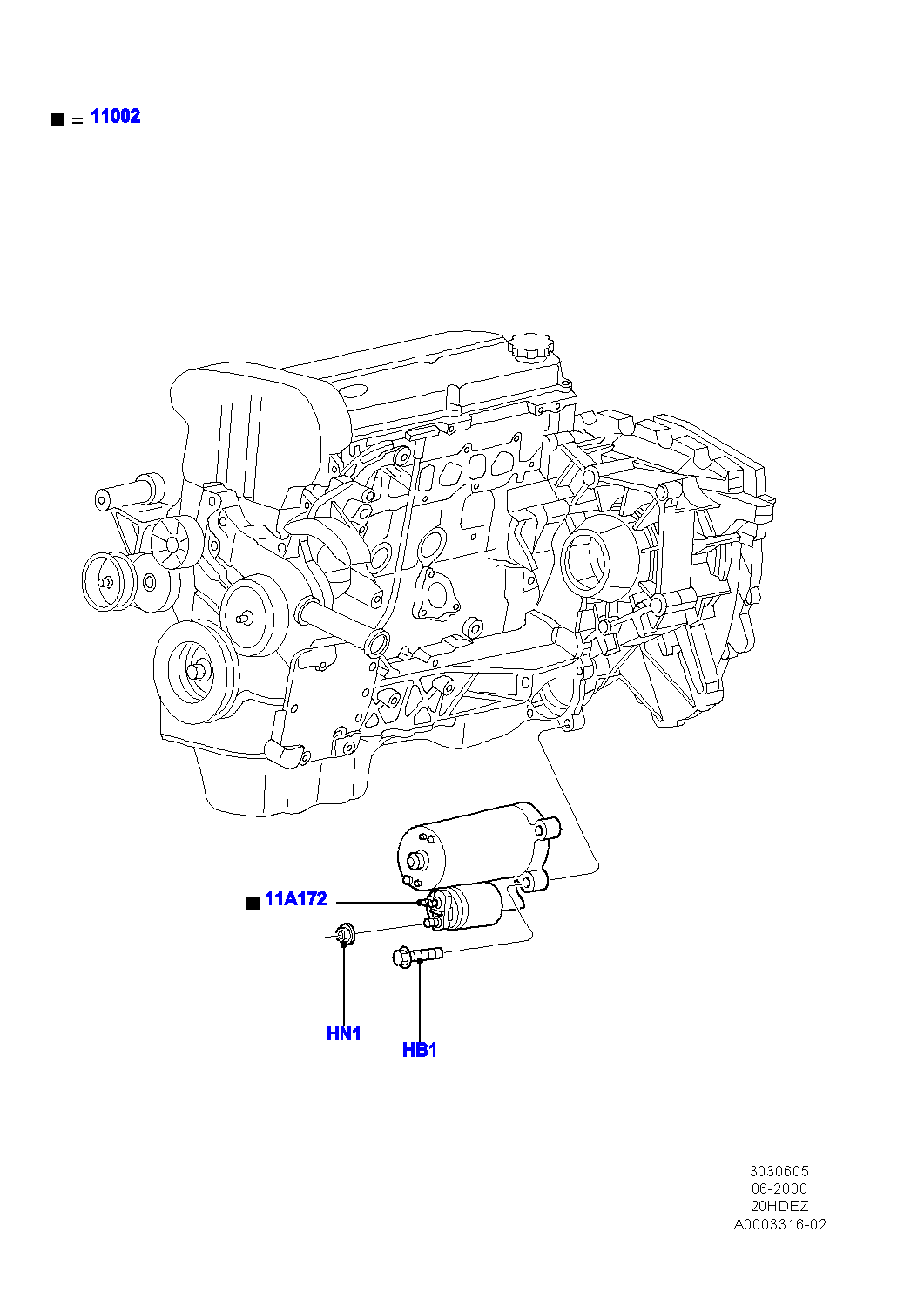 FORD 1 057 654 - Starter motor: 1 pcs. autospares.lv