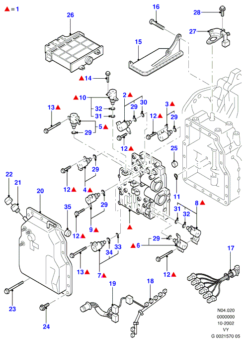 Vauxhall 12 04 331 - Automatic transaxle components: 1 pcs. autospares.lv