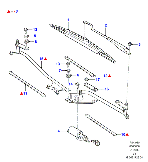 FORD 1373657 - Windscreen wiper: 1 pcs. autospares.lv