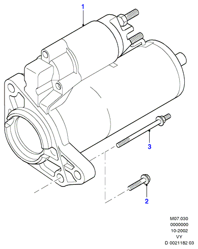 FORD 1 118 212 - Starter motor: 1 pcs. autospares.lv