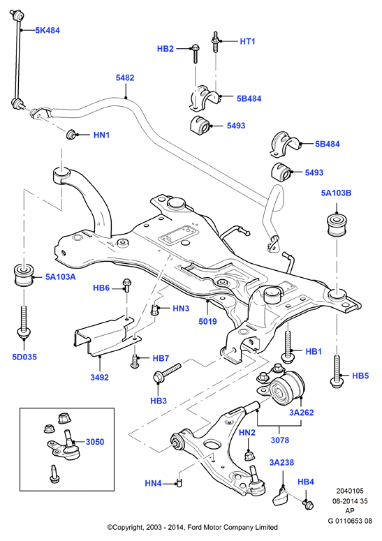 FORD 1420795 - Track Control Arm autospares.lv