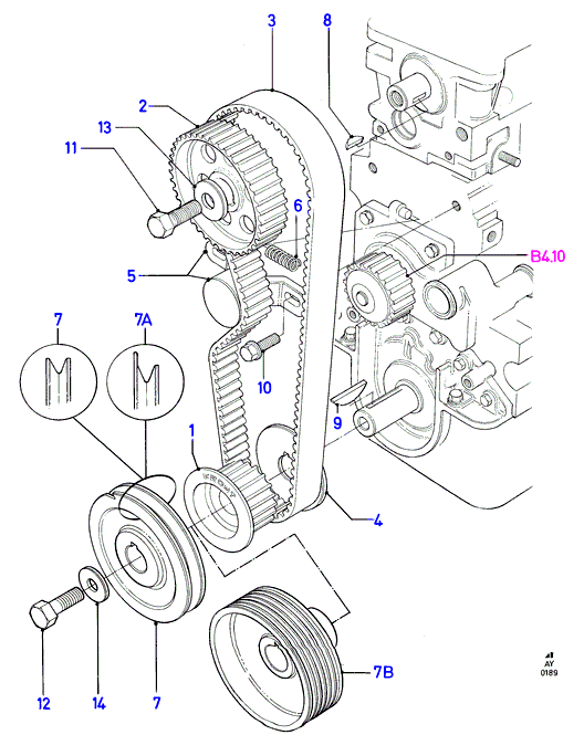 FORD 6145027 - Timing gear: 1 pcs. autospares.lv