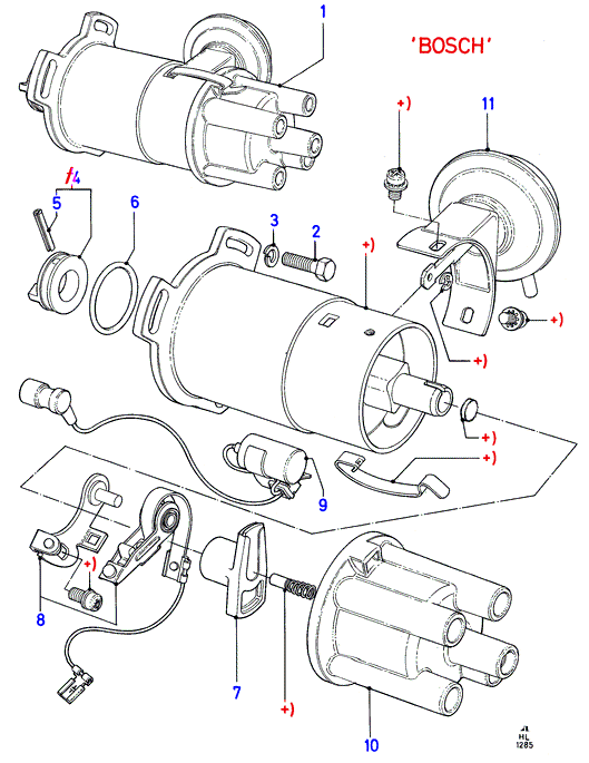 Opel 16 06 399 - Distributor: 1 pcs. autospares.lv