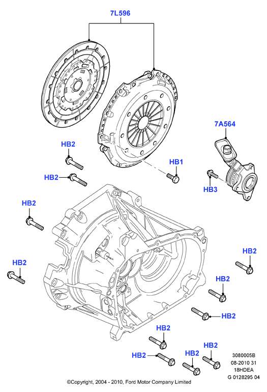 FORD 1508667 - Clutch Kit autospares.lv