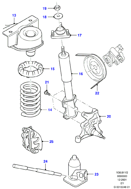 AKRON 1050994 - Front axle uprated: 1 pcs. autospares.lv