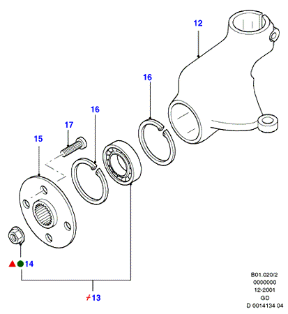 OM 6757650 - Front wheel drive: 1 pcs. autospares.lv