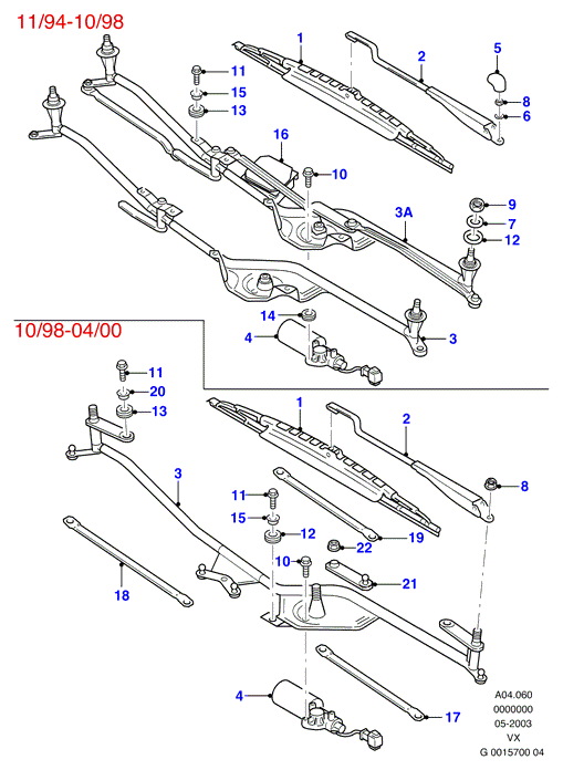 FORD 1040392 - Windscreen wiper: 1 pcs. autospares.lv