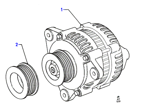 FORD 1406070 - Alternator: 1 pcs. autospares.lv