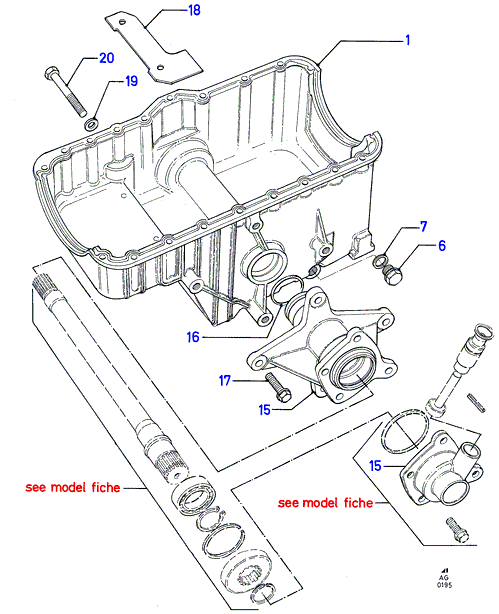 FORD 1555 451 - Oil pan/oil filter/oil level ind.: 1 pcs. autospares.lv