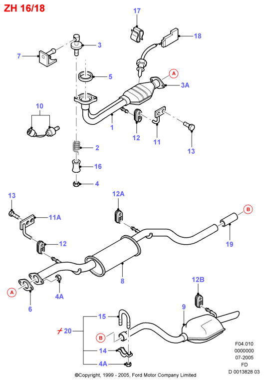 Volvo 6847911 - Exhaust system with catalyst: 1 pcs. autospares.lv