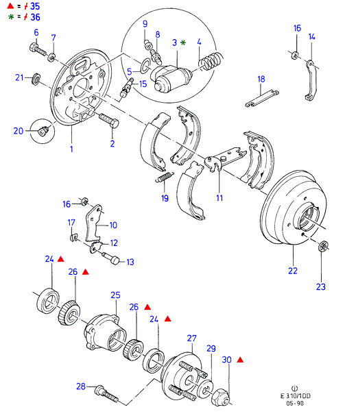 FORD 1485020 - Rear brakes: 1 pcs. autospares.lv