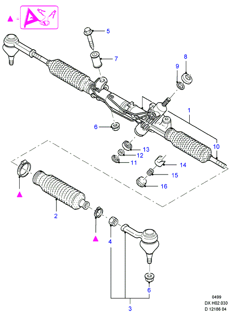 FORD 1 132 532 - Power steering: 1 pcs. autospares.lv