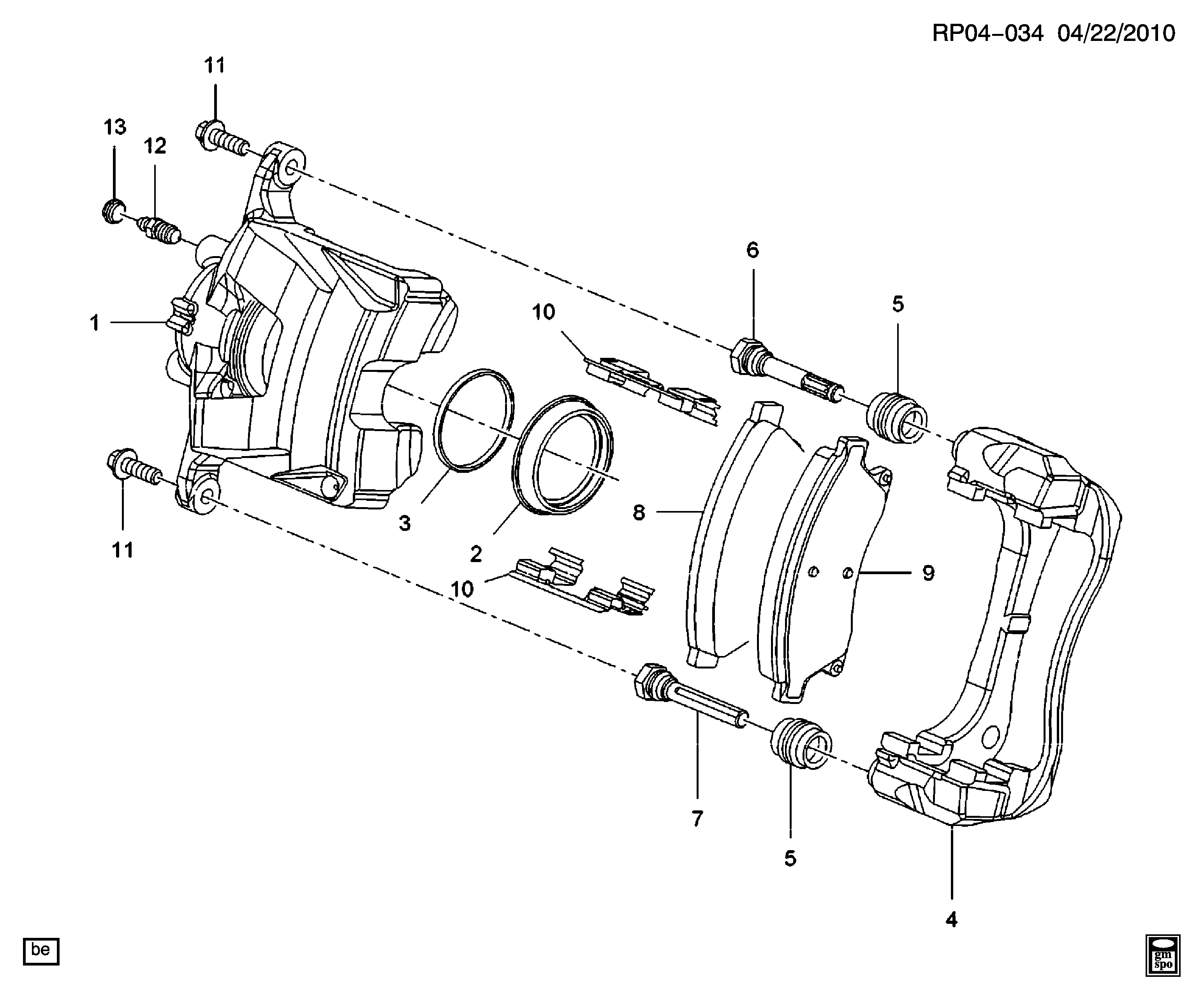 Opel 13301207 - Brake caliper/front 15(j67): 01 pcs. autospares.lv