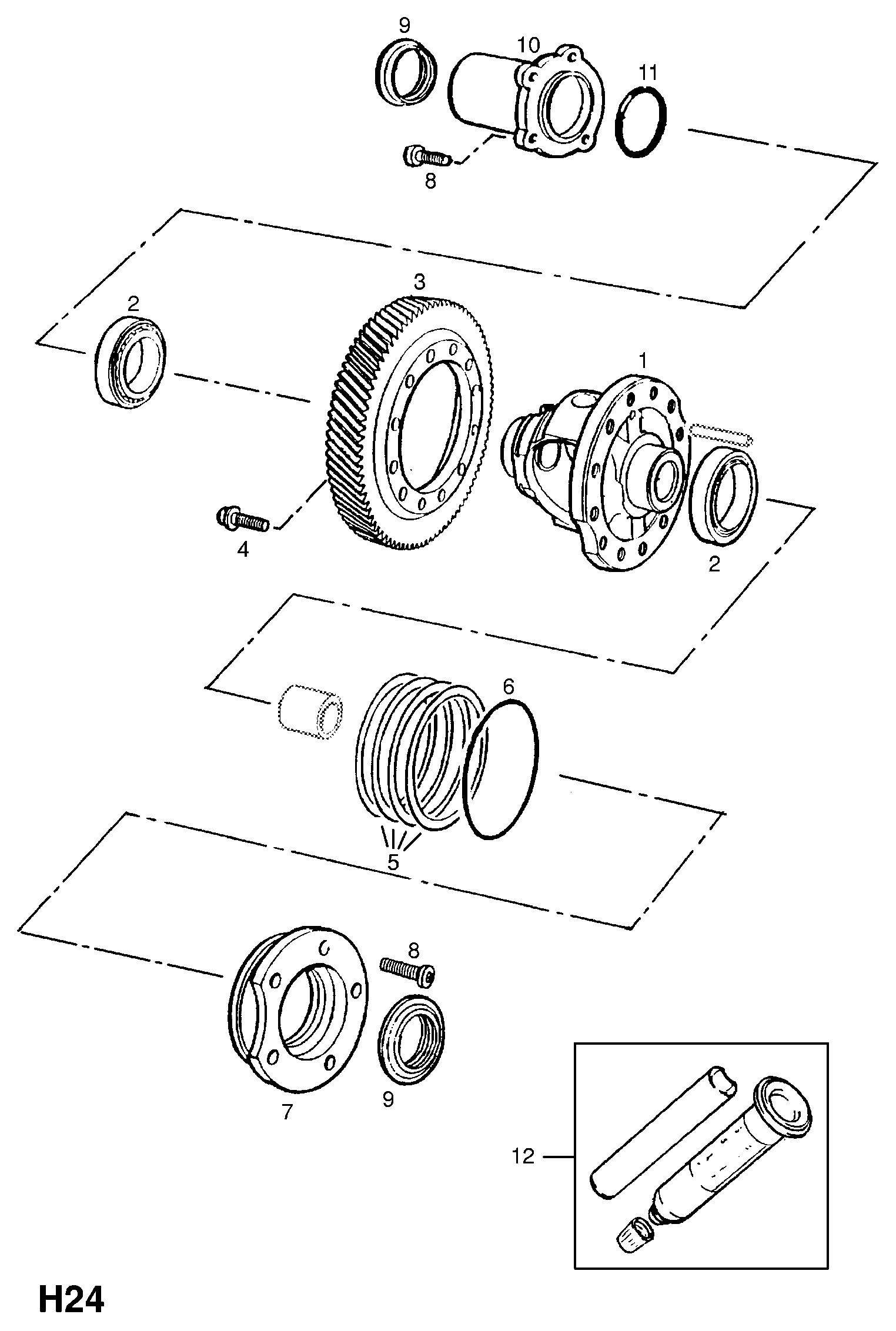 IKA 3.7006.1 - Differential: 1 pcs. autospares.lv