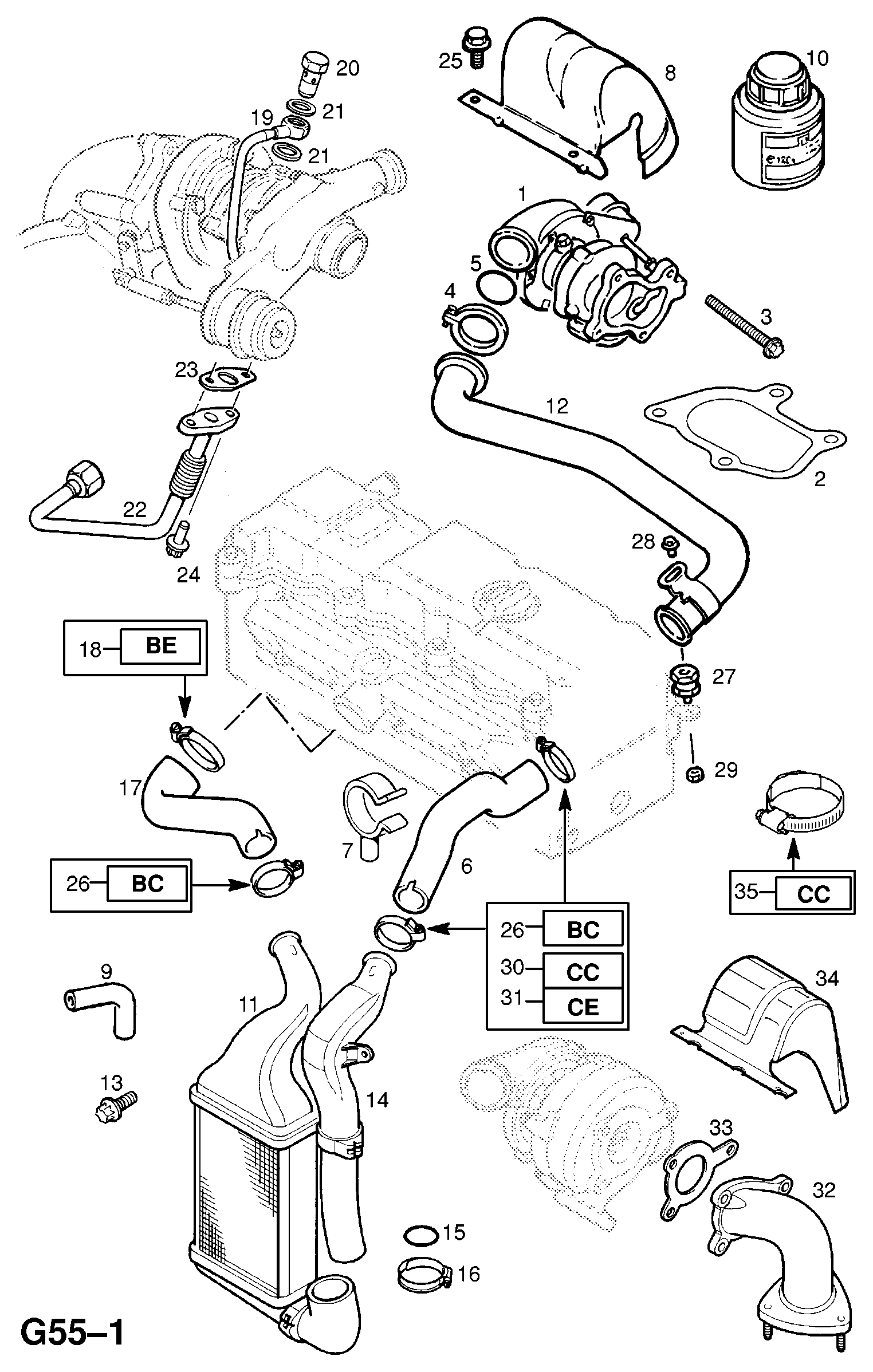 Opel 1212473 - Hose Connector autospares.lv