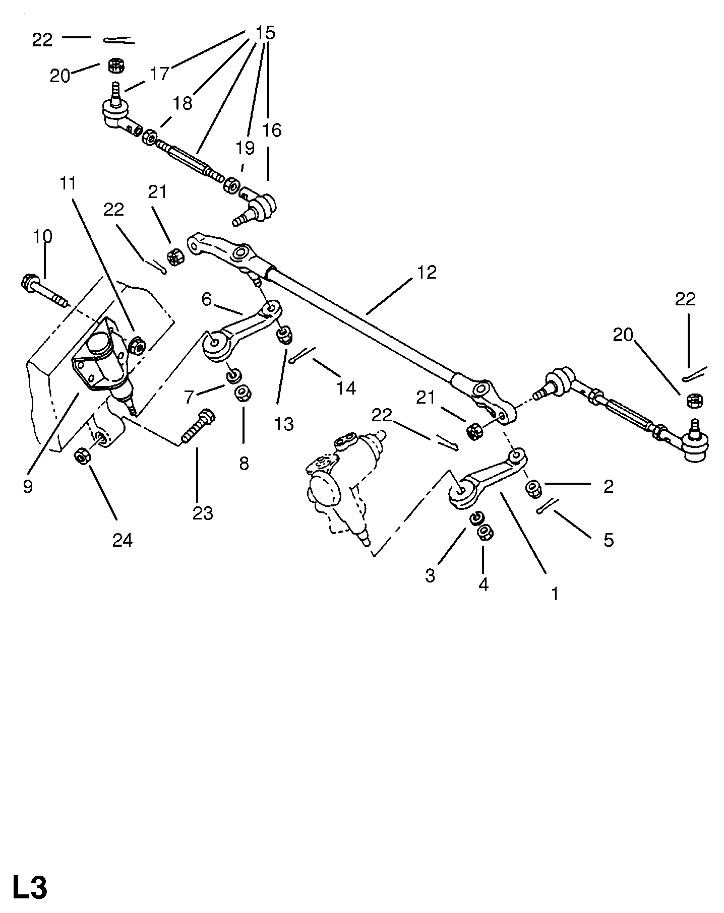 Honda 324058 - Steering tie rod: 2 pcs. autospares.lv