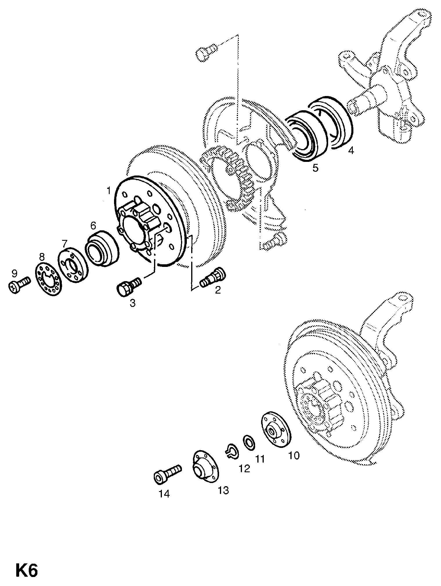 ISUZU 330023 - Wheel hub, bearing Kit autospares.lv