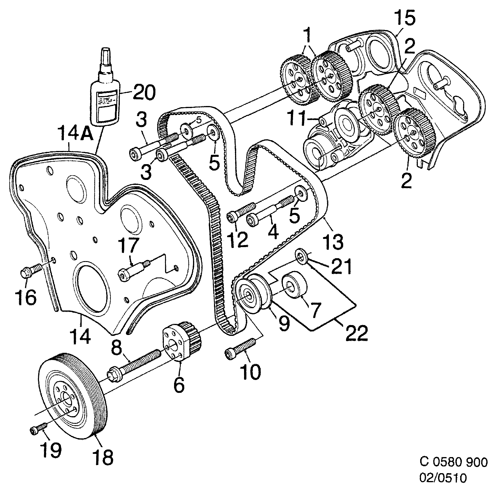 SAAB 45 04 114 - Transmission, (1994-1997) , 6-cyl: 1 pcs. autospares.lv