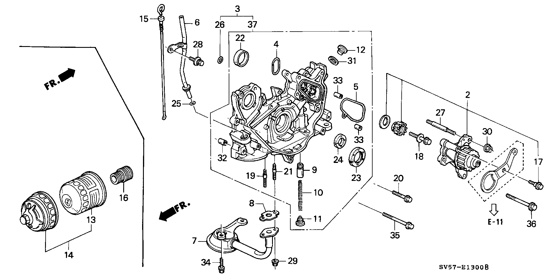 ISUZU 1-5400P-R30-04 - Oil pump/oil strainer: 001 pcs. autospares.lv