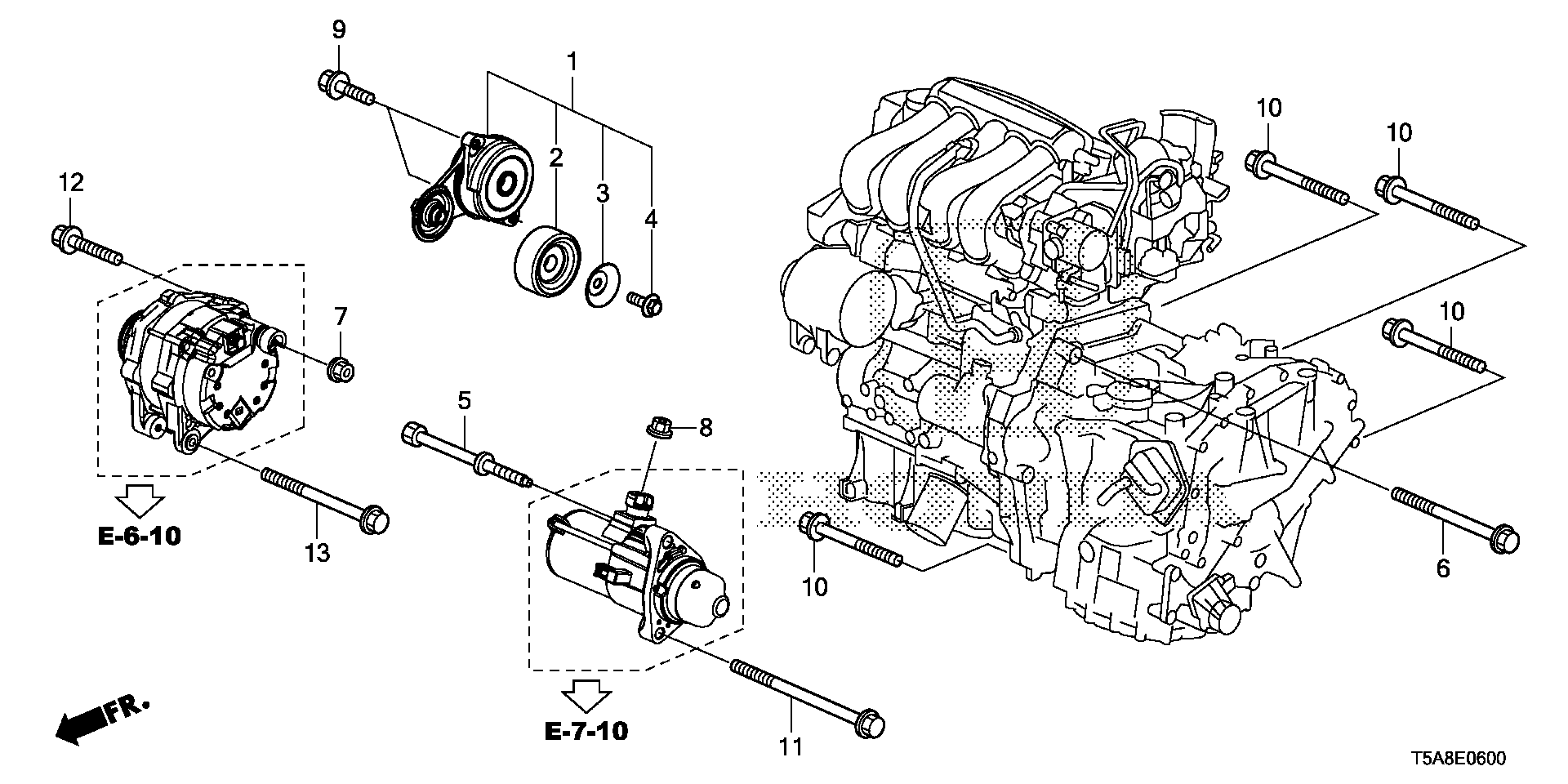 Honda 31180-5R0-003 - Auto tensioner: 001 pcs. autospares.lv