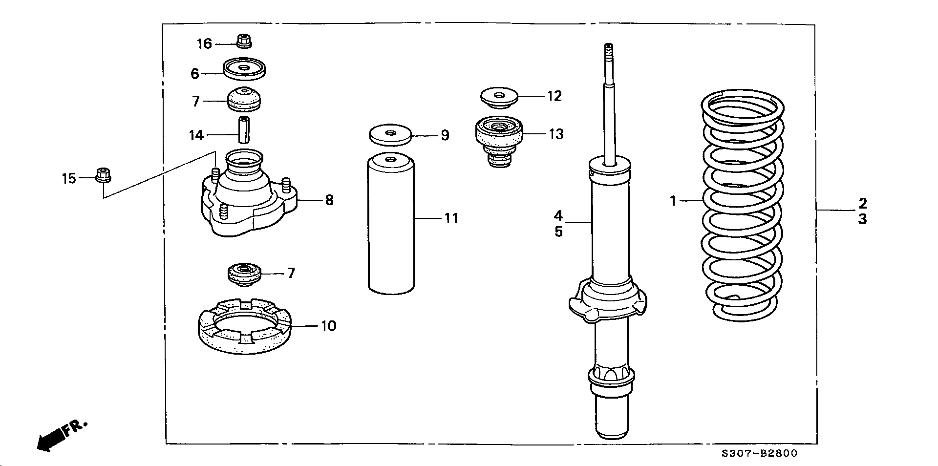 Rover 51621-SD4-004 - Front shock absorber: 002 pcs. autospares.lv