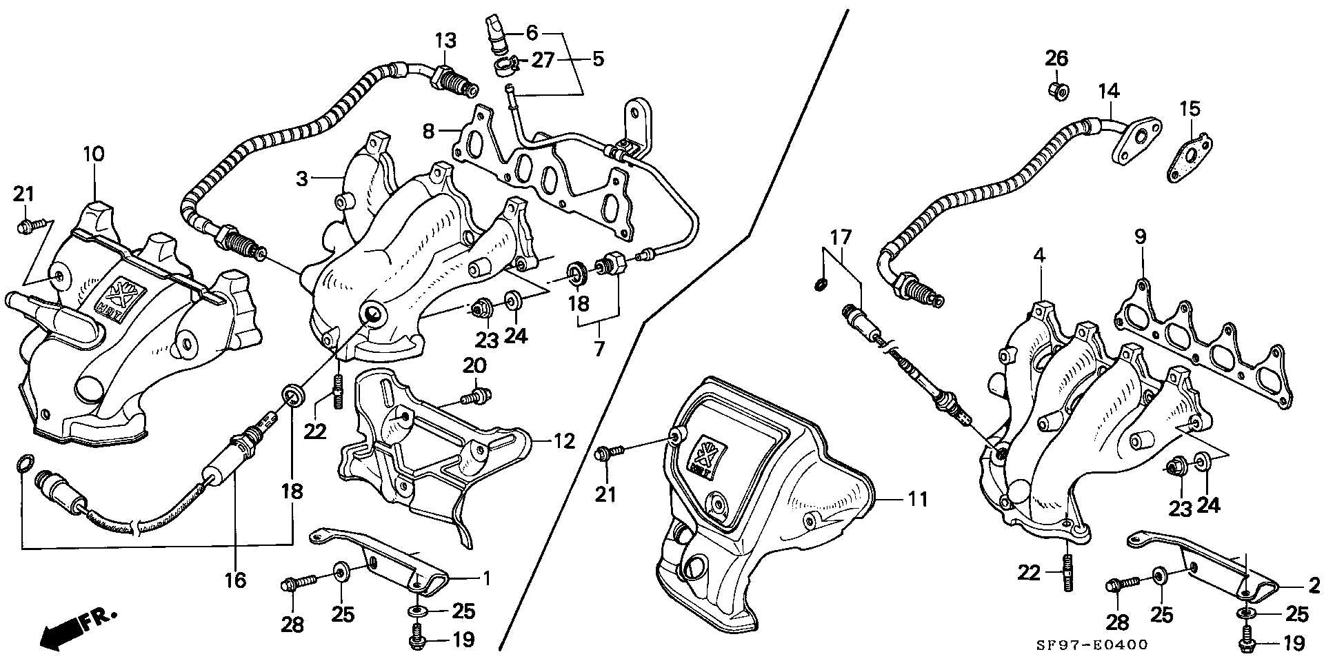 Honda 36531PK3A04 - Lambda Sensor autospares.lv