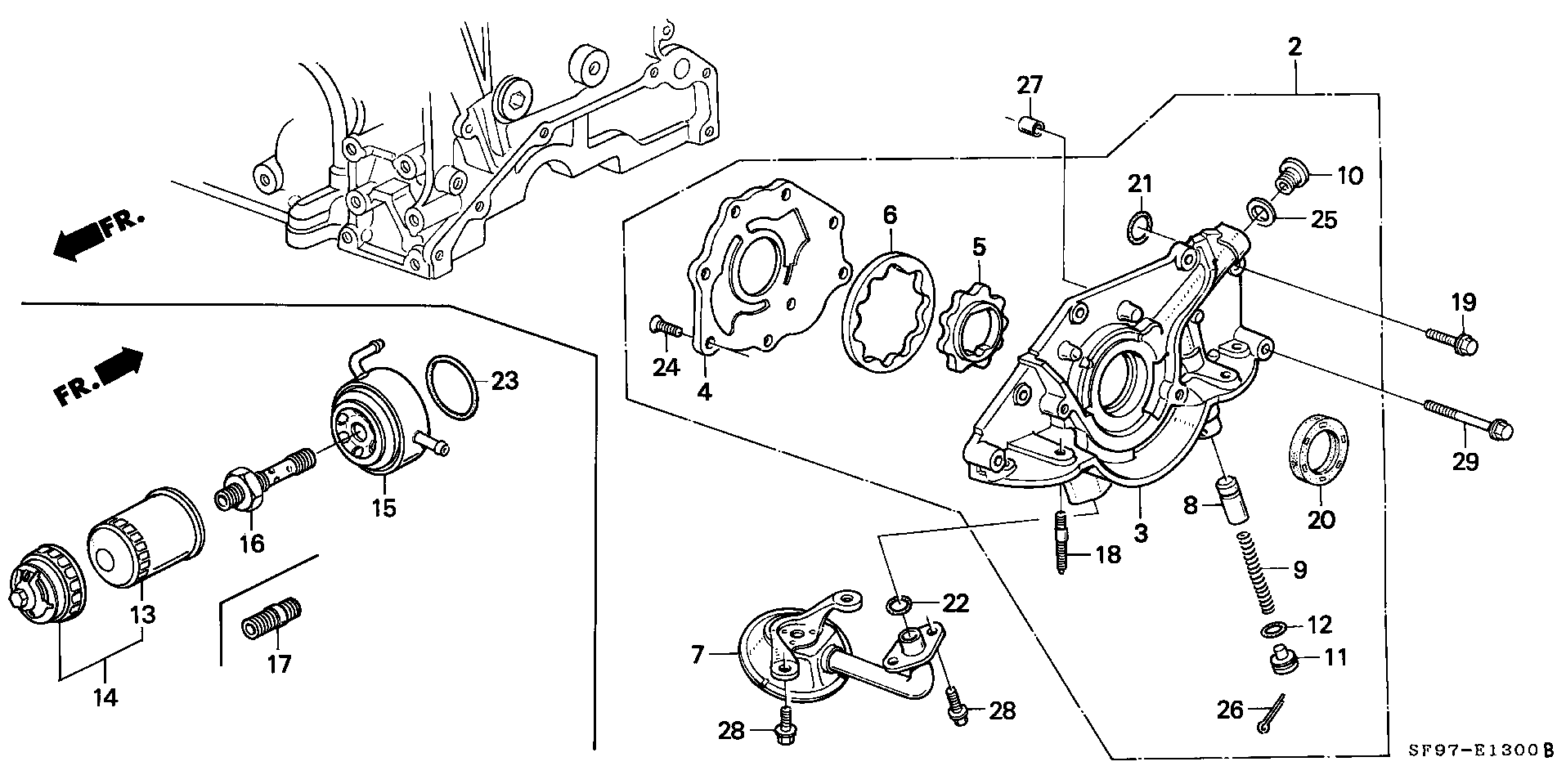 MAZDA 15400-PR3-003 - Oil Filter autospares.lv