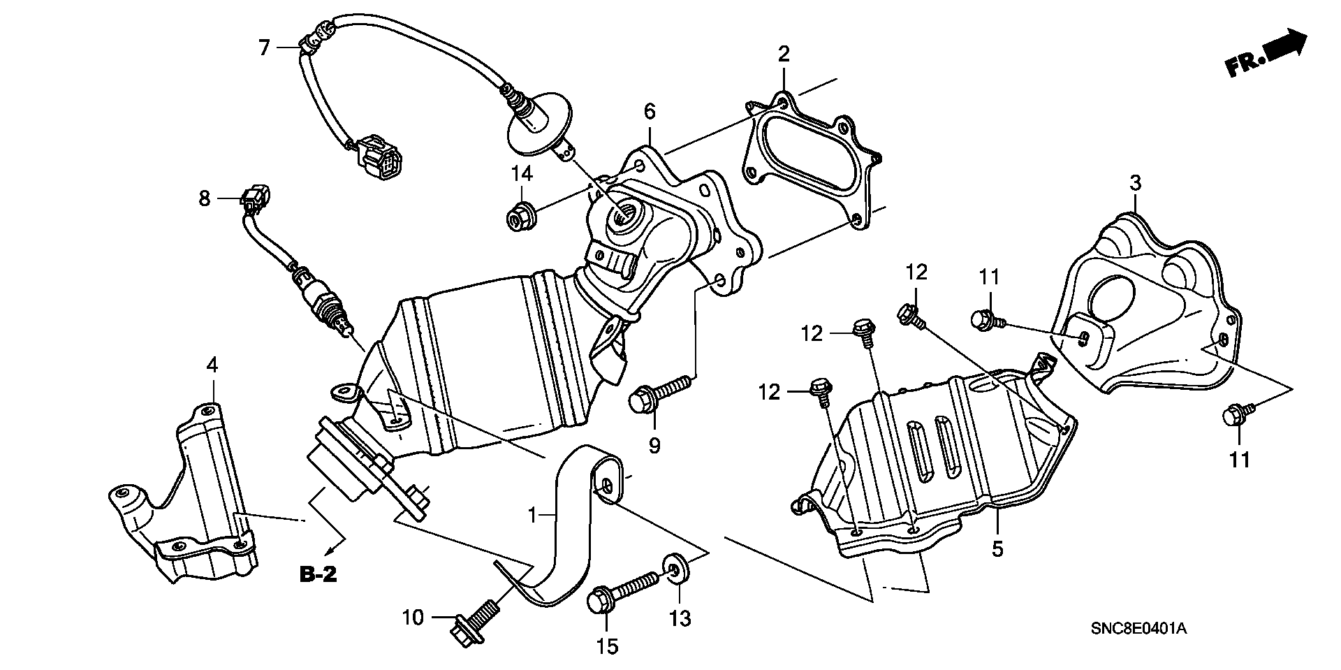 Honda 36532RMXA01 - Lambda Sensor autospares.lv