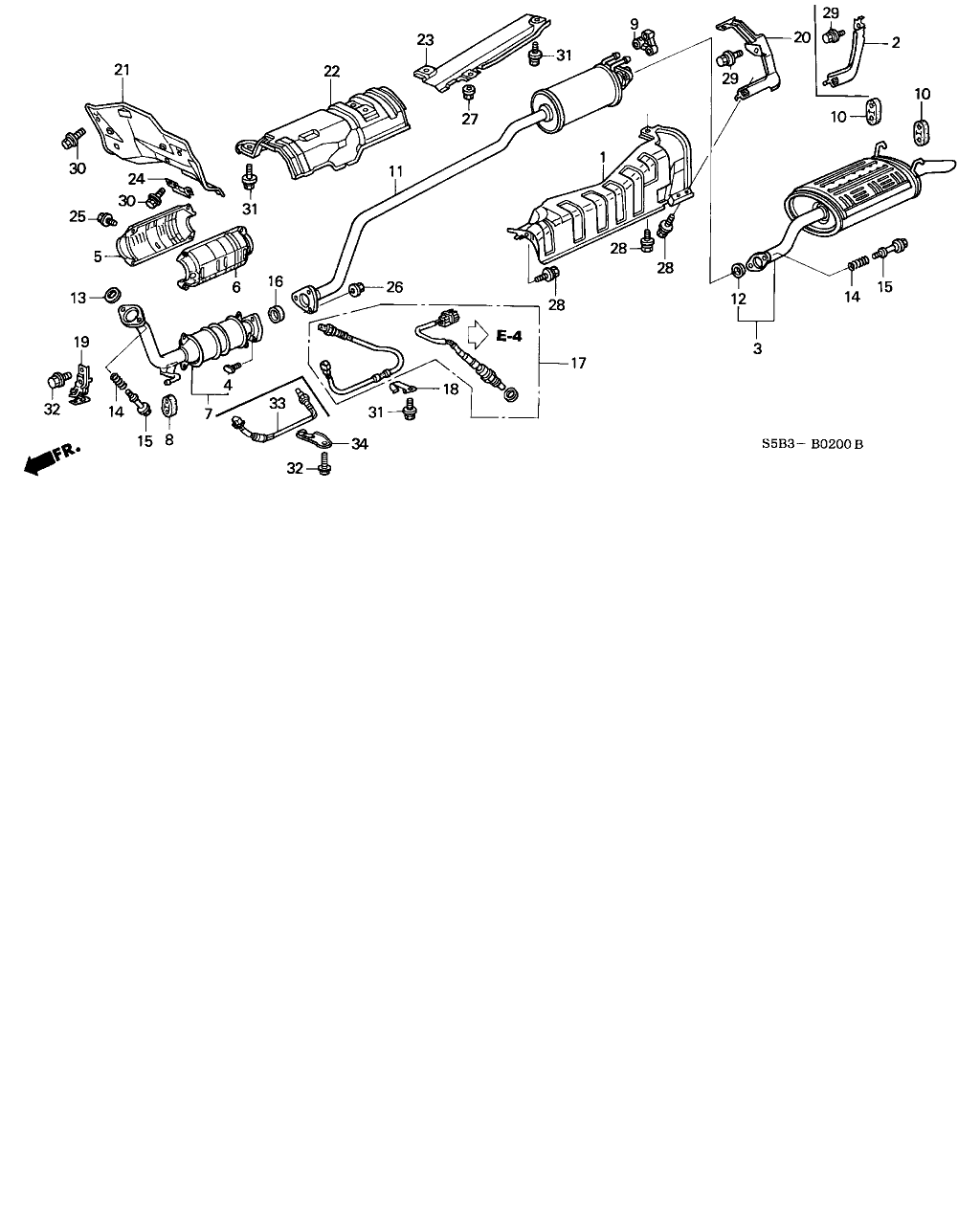 Honda 06365-PZA-A00 - Lambda Sensor autospares.lv