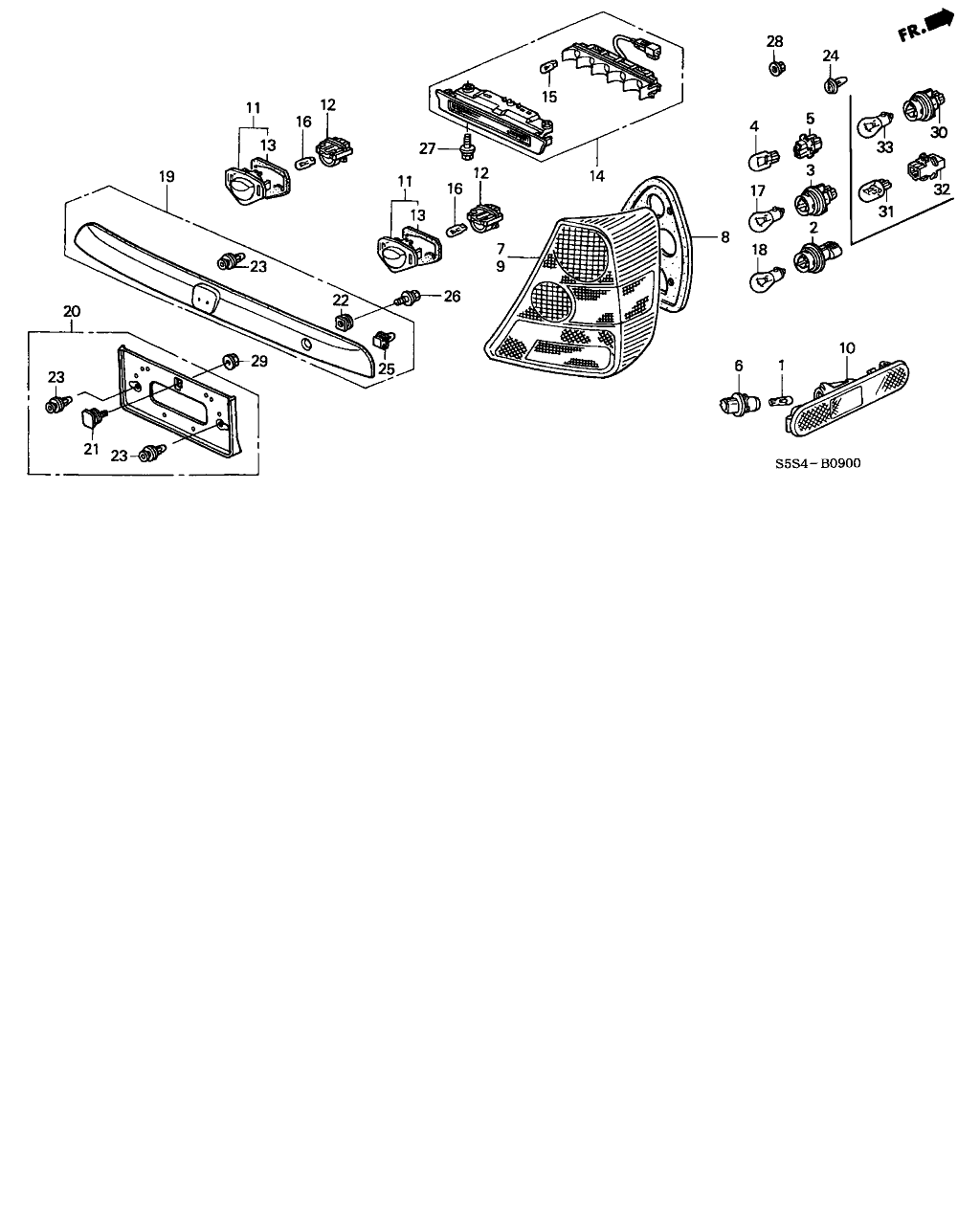 Honda 34901-S6D-G01HE - Bulb, instrument lighting autospares.lv