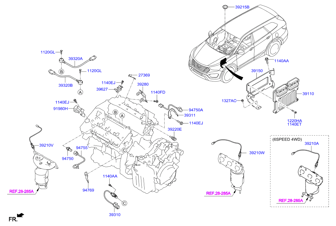 Hyundai 392103CAA0 - Electronic control: 1 pcs. autospares.lv