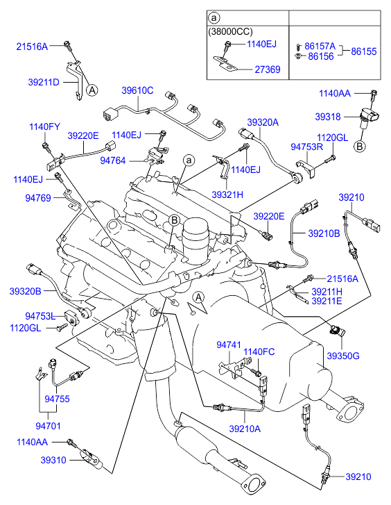 KIA 39220-3C100 - Electronic control: 1 pcs. autospares.lv