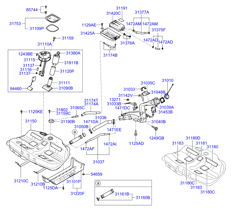 Hyundai 3191109000 - Fuel filter autospares.lv