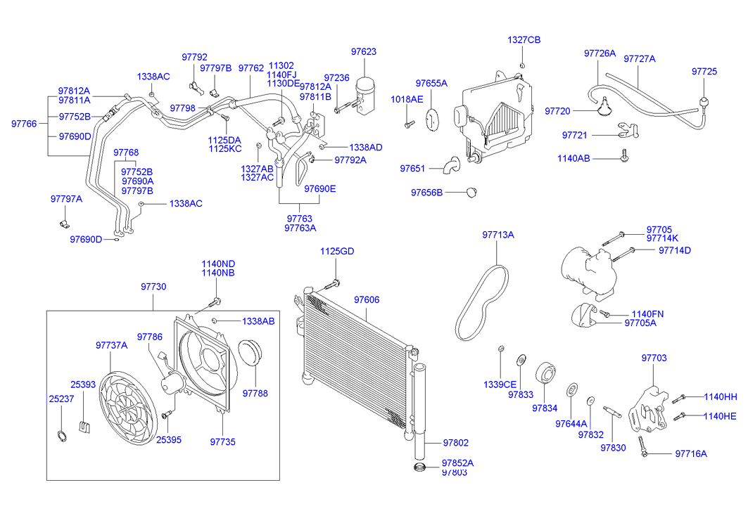 Honda 9771329000 - A/c system - cooler line: 1 pcs. autospares.lv