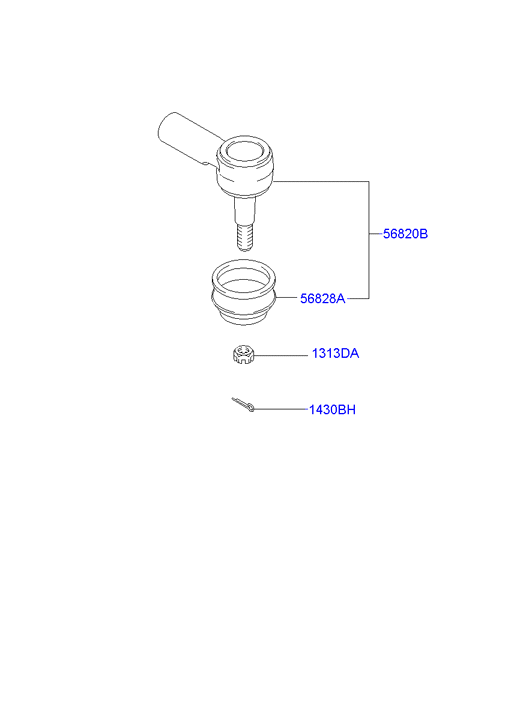 Dodge 56820-1C080 - Steering linkage: 2 pcs. autospares.lv