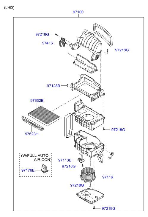 LEXUS 97133-2L000 - Dryer, air conditioning autospares.lv