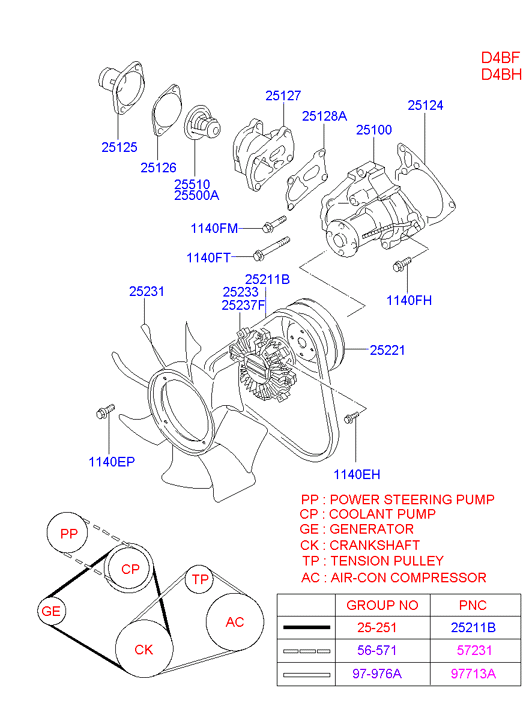 Hyundai 25510-42541 - Coolant thermostat / housing autospares.lv